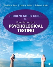 Student Study Guide for Foundations of Psychological Testing - 9781506308050