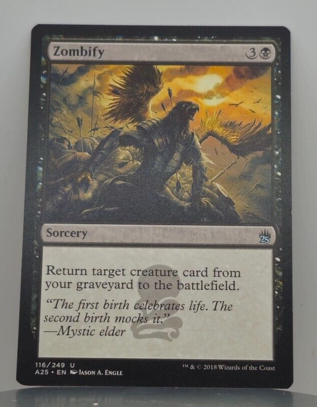 Zombify - Masters 25 - A25 - 116/249 - MTG | eBay