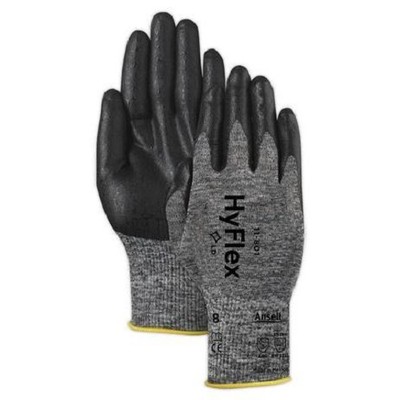 12 pair(1 DOZEN) Ansell HyFlex 11-801 Foam Nitrile Coating Glove Size 11