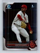 2022 Bowman Draft Chrome 1st #BD-95 Cooper Hjerpe St. Louis Cardinals