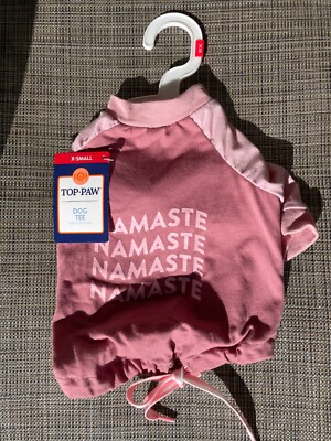 Top Paw Namaste Pet Shirt - Size X-Small - Brand New
