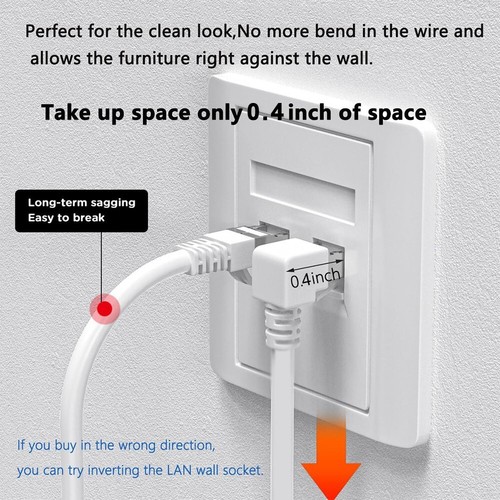High Quality Lightweight Heavy Duty Up Angle Cat7 10 Gigabit Flat Ethernet Cable - Picture 4 of 21