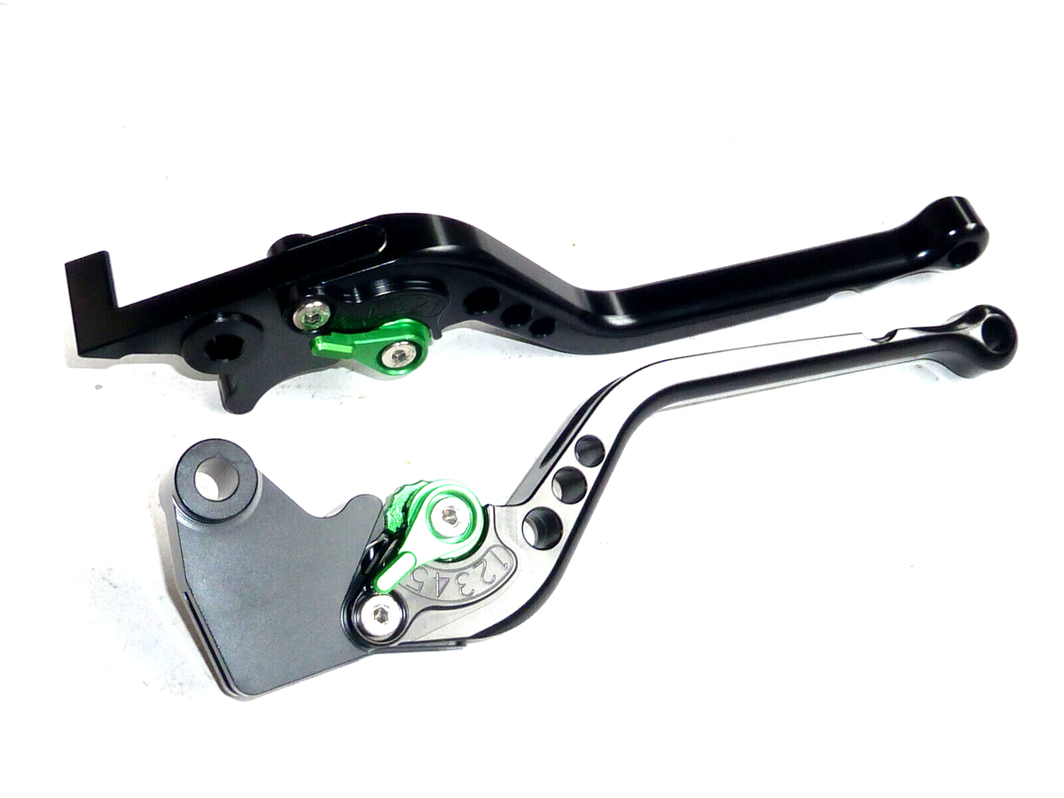 KAWASAKI Z400 2018-2024 BRAKE AND CLUTCH LEVERS SET LONG BLACK