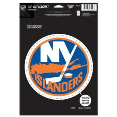 New York Islanders 6.25'' x 9'' Die Cut Logo Magnet [NEW] Car Truck Fridge Auto