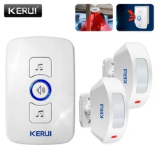 Home Security Wireless Outdoor Driveway Alarm Doorbell 2x Motion Sensor Detector