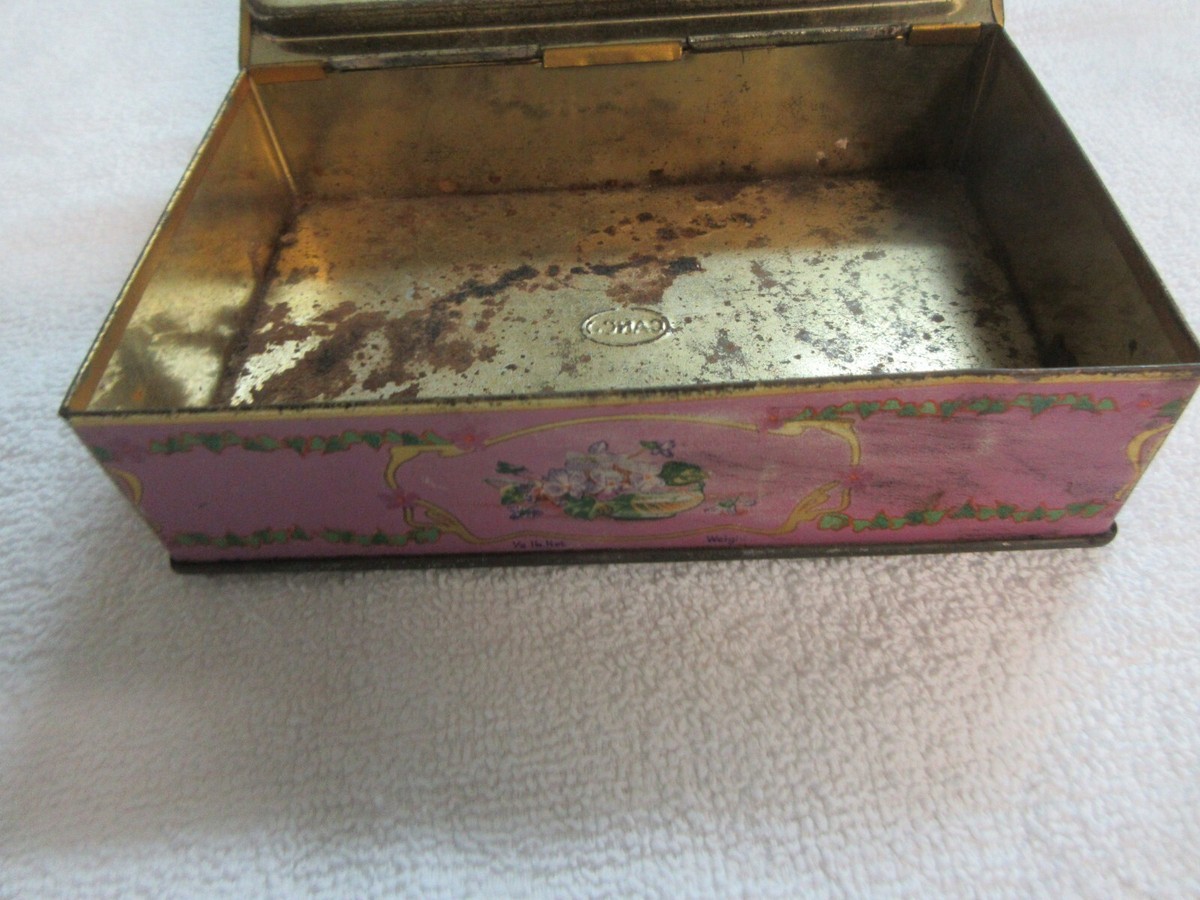 TIN , Vintage Louis Sherry New York / Paris Keepsake Tin