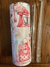 New Skinny Tumbler Mug With Lid And Straws Bakers Life Gift For Baker — photo 3