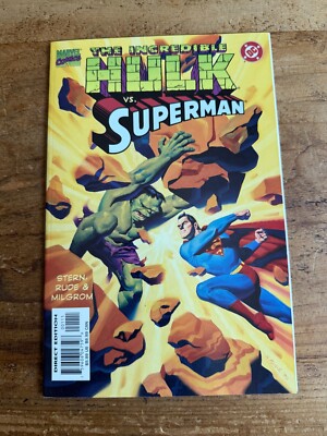 The Incredible Hulk Vs Superman Marvel & DC Comics 1999 A | eBay