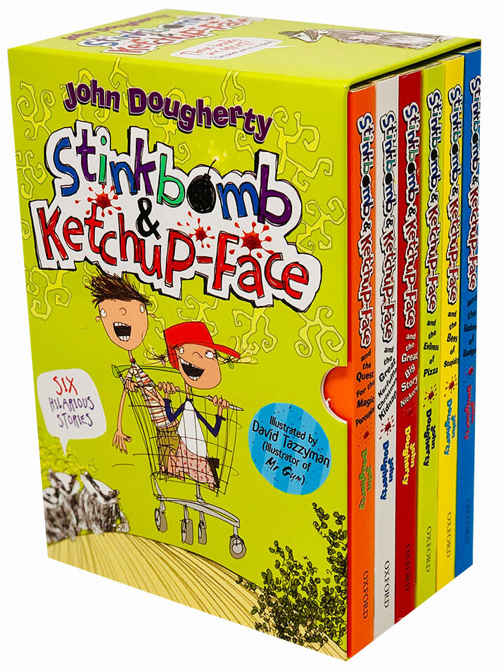 Stinkbomb & Ketchup-Face Series 5 Books Collection Box Set By John Dougherty - Image 4