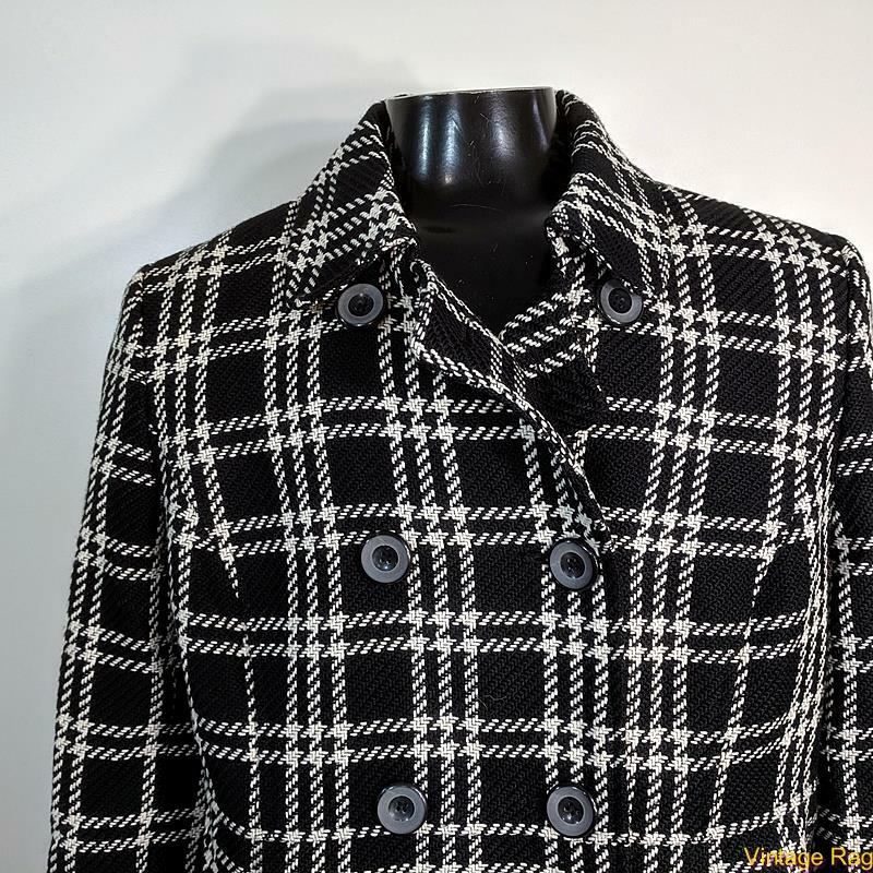 ジャケット・アウター Eaphi no collar wool check coat eaphi no collar wool check coat
