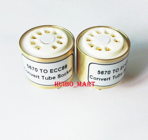 1PC handmade tube amplifir parts 5670 TO ECC88 Vacuum Tube socket Adapter - Picture 4 of 4