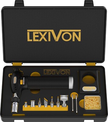 Butane Torch Multi-Function Kit | Premium Self-Igniting Soldering Station LX-771