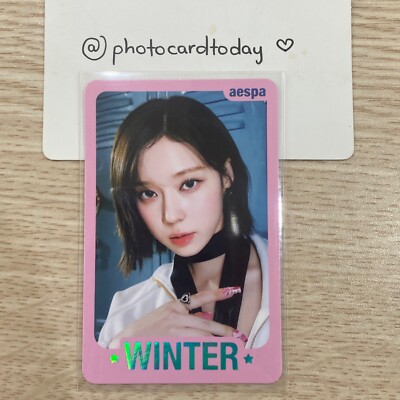 aespa MY WORLD SMTOWN OFFICIAL PHOTOCARD RANDOM TRADING CARD SET