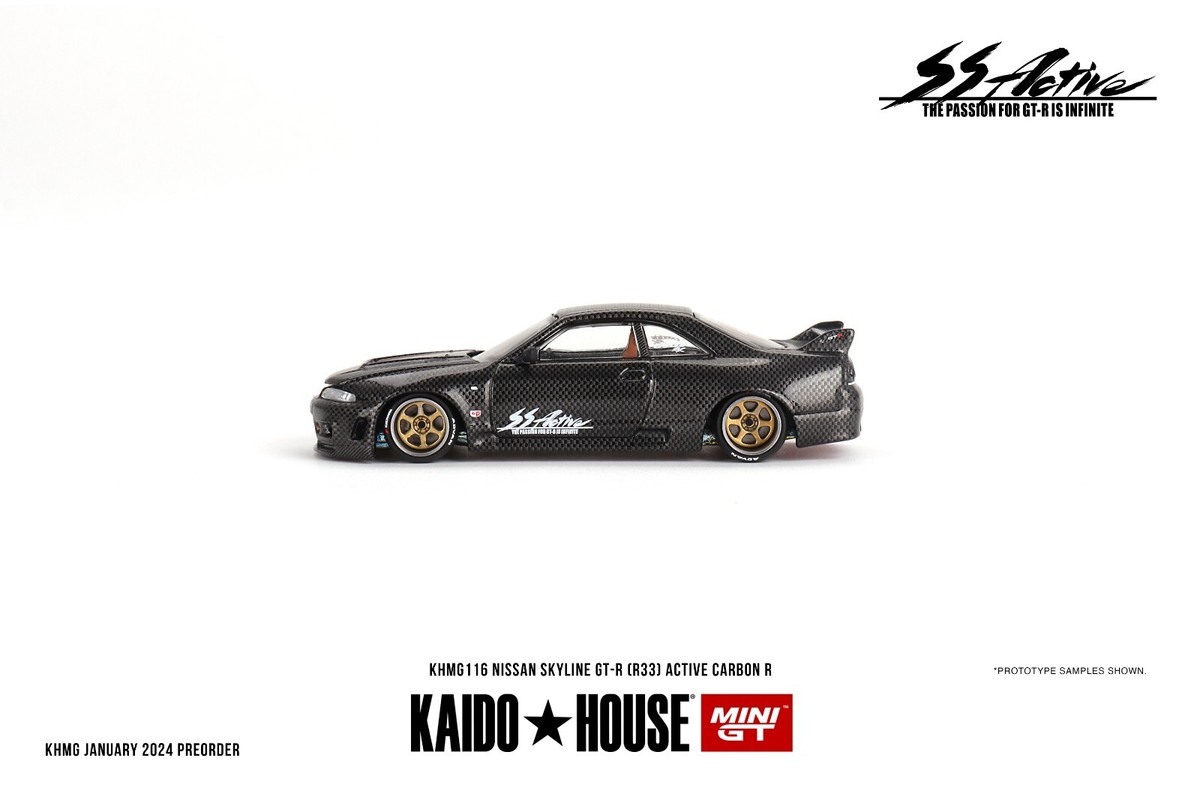 Mini GT x Kaido House 1:64 Nissan Skyline GT-R (R33) Active