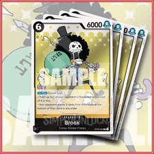 ONE PIECE TCG: Brook OP06-092 x4 Rare | Wings of the Captain 🔥