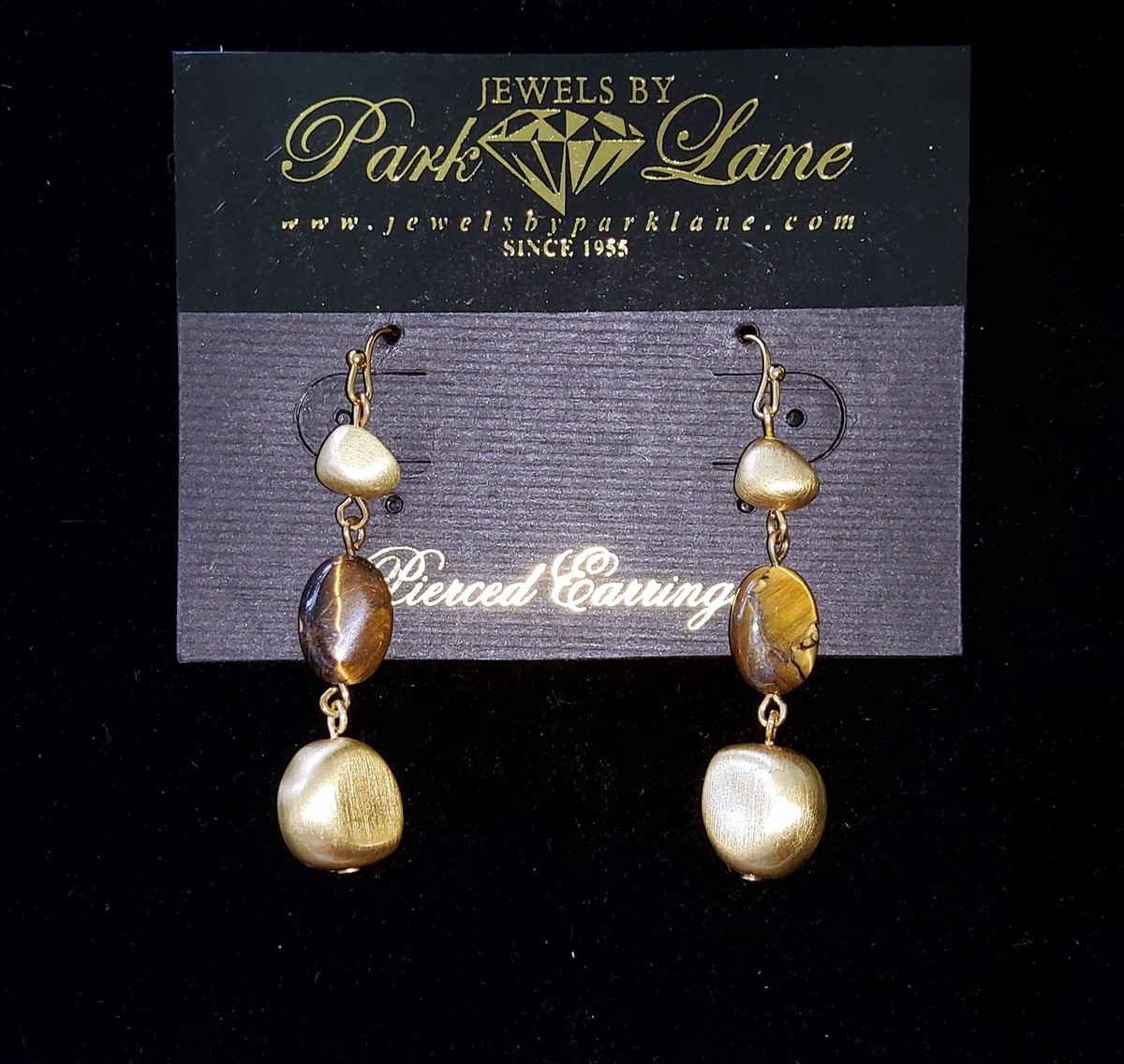 Sparkling Crystal Heart Cluster Dangle Earrings 14k Gold Filled - Golden Shade Sparkling Crystal Heart Cluster Dangle Earrings 14k Gold Filled - Golden Shade