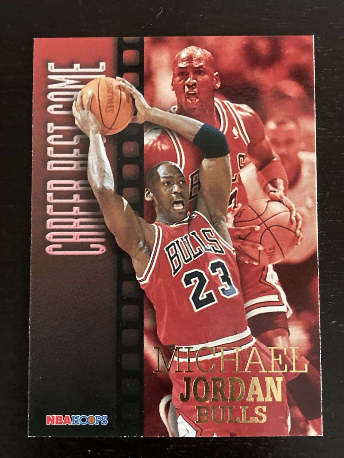 Michael Jordan 1996-97 NBA Hoops Career Best #335 Chicago Bulls