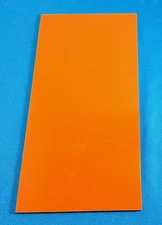 G10 ORANGE 1/4 .250 6 x 12 KNIFE / GUN HANDLE MATERIAL G-10 SLAB