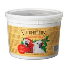 Lafebe Classic Nutri Berries Macaw Cockatoo Food 3.5lb free shipping