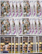RAFAEL BETANCOURT LOT OF 50 BASEBALL CARDS ROCKIES INDIANS VENEZEULA