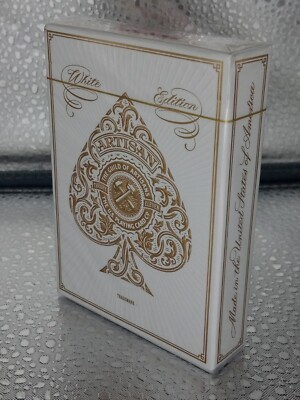 Artisans Playing Cards Theory11  White Edition Made in USA Edition Number 2021