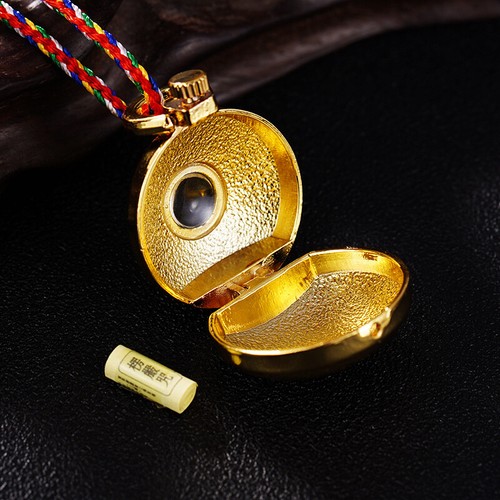 Pendant Oblate Pill Box Necklace Stainless Steel Storage Bottle Container Case - Picture 8 of 21