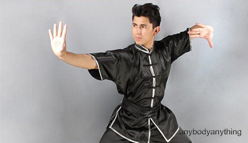 Men Women Kung Fu Tai Chi Uniform Martial Arts Wushu Suit Sleeveless Outfit 4XL - Picture 11 of 31