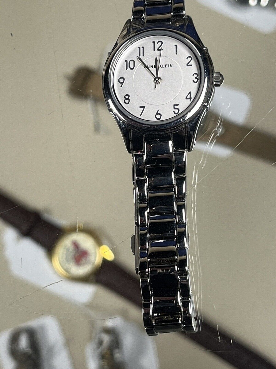Anne Klein Metal Case Grey Dial Easy To Read Quartz Ladies Watch Ak/2407 View 3