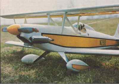 50 inch  Acro-Star  Sport RC Biplane Plans     Free Shipping