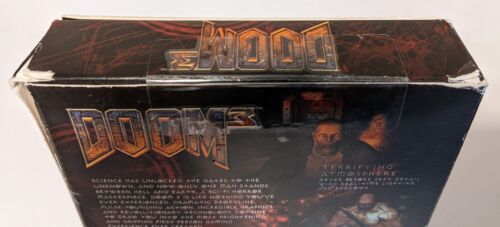 DOOM 3 Box Version PC Game 3 Disc Complete in Box PC CD-ROM 2004 Sealed New - Picture 5 of 6