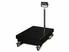 PS-B800 22" x 32" Platform Bench Scale | Lockable Casters 800 Lbs x 0.05 Lb