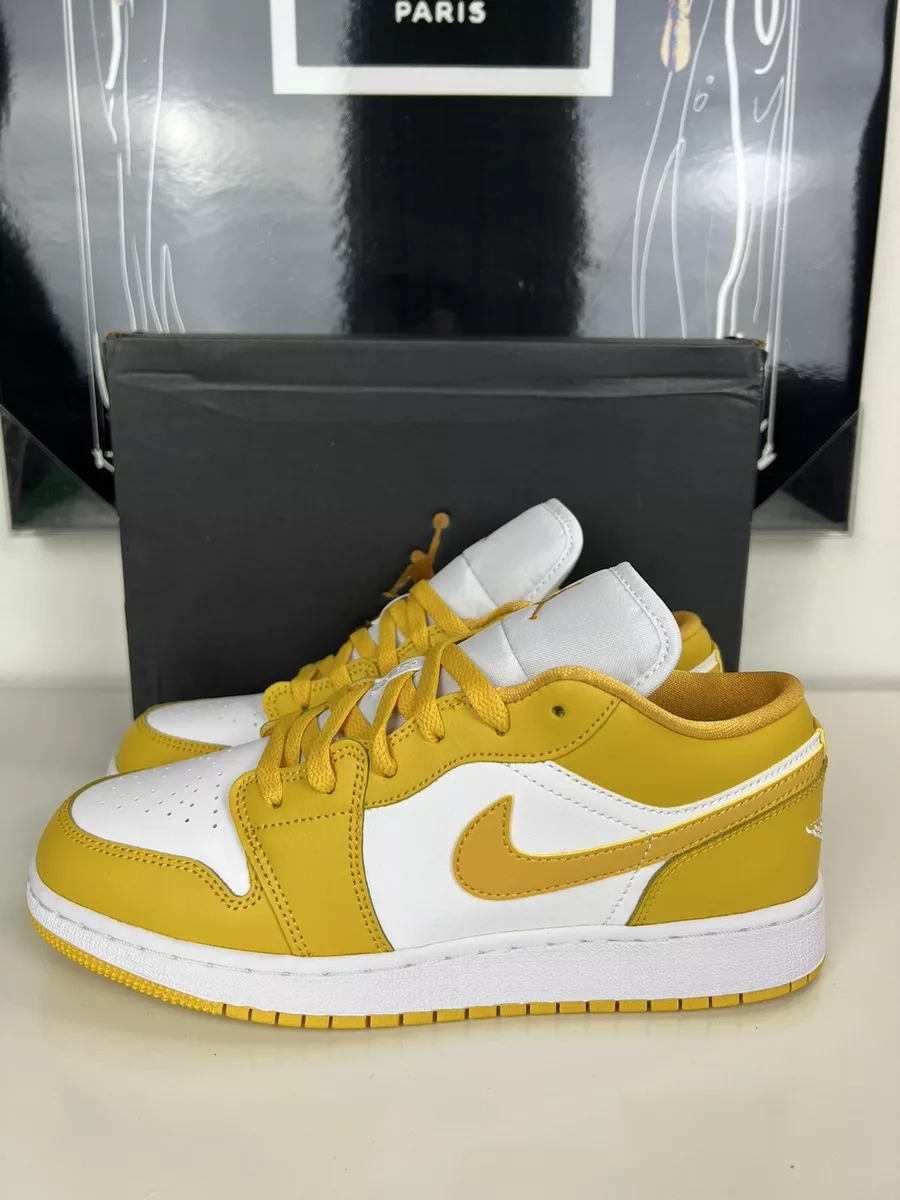 Air Jordan 1 Low (GS) Pollen White 553560-171 Size 6.5Y/ Women's