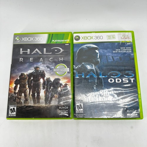 Microsoft Xbox 360 Halo Reach And Halo 3 ODST Multiplayer Video Game