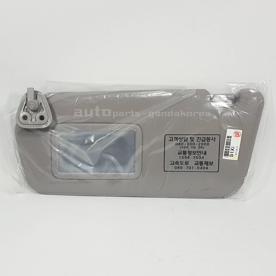 Genuine 852101G000LX Sun Visor Inside Driver Left LH Gray For Kia Rio 2006-2010 - Image 2 of 4