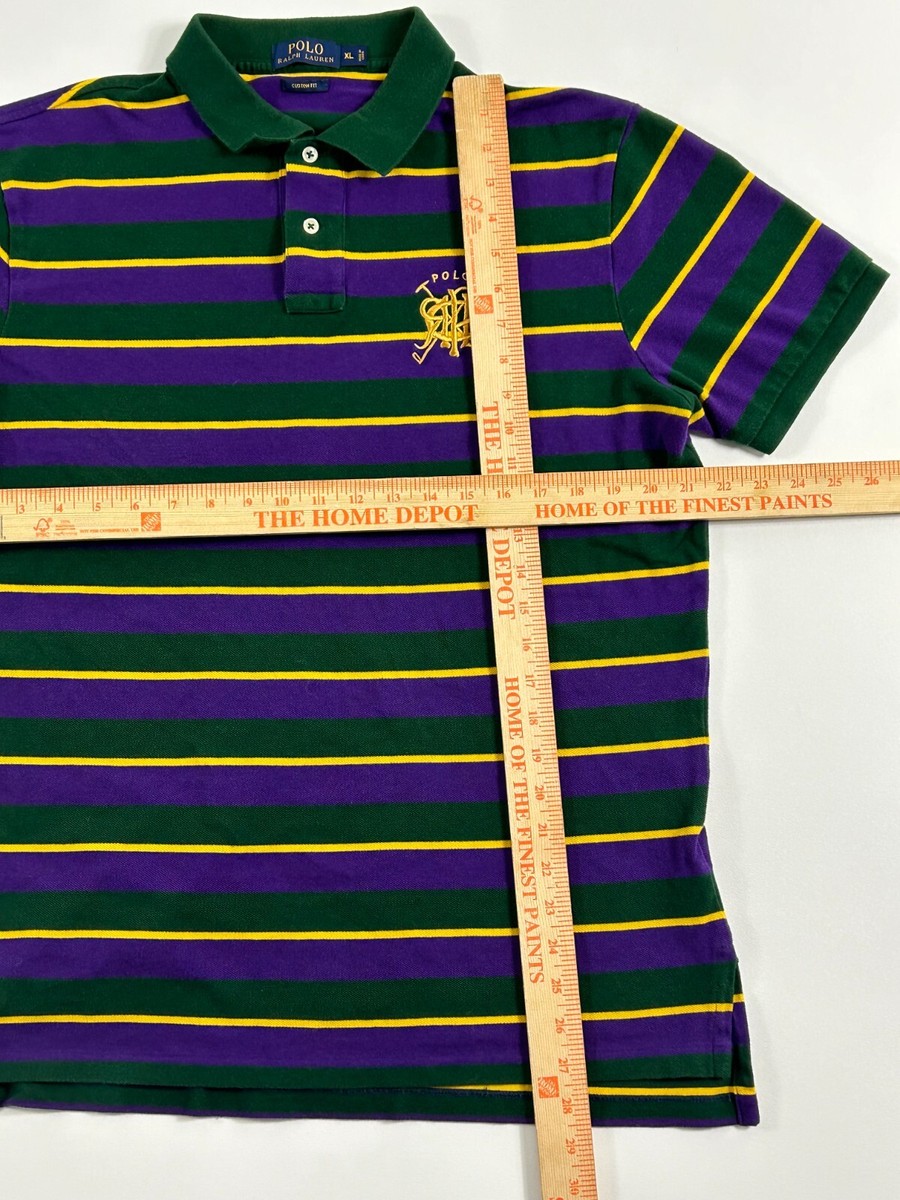 POLO GOLF ストライプシャツ XL ストライプド ビッグ シャツ （シャツ・ブラウス）｜POLO RALPH