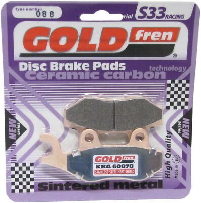 Goldfren S33 Brake Pads Rear For Mz/Muz VRT 125 Quad 2005