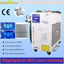 Macchina Pulizia Acciaio Laser Fibra Portatile 1500W Rimozione Rivestimento Olio Ruggine Pneumatici