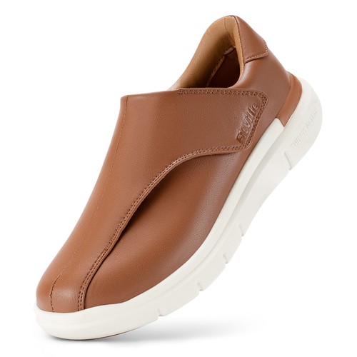 FitVille Men Dress Shoes Casual Slip On Oxfords Diabetic Shoes for Swollen Feet - Picture 8 of 46