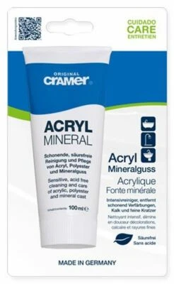 CRAMER Reinigung und Pflege ACRYL / MINERAL für Acryl und Mineralguss 100ml