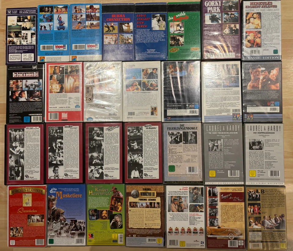 VHS Sammlung 29x Film Klassiker 60er/70er/80er/90er - Original VHS Für Sammler - Bild 2 von 4