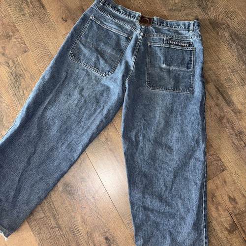 Pelle Pelle Marc Buchanan VTG Jeans Men 42 Blue Wide Denim Baggy Y2K 90's Skater - Picture 4 of 5