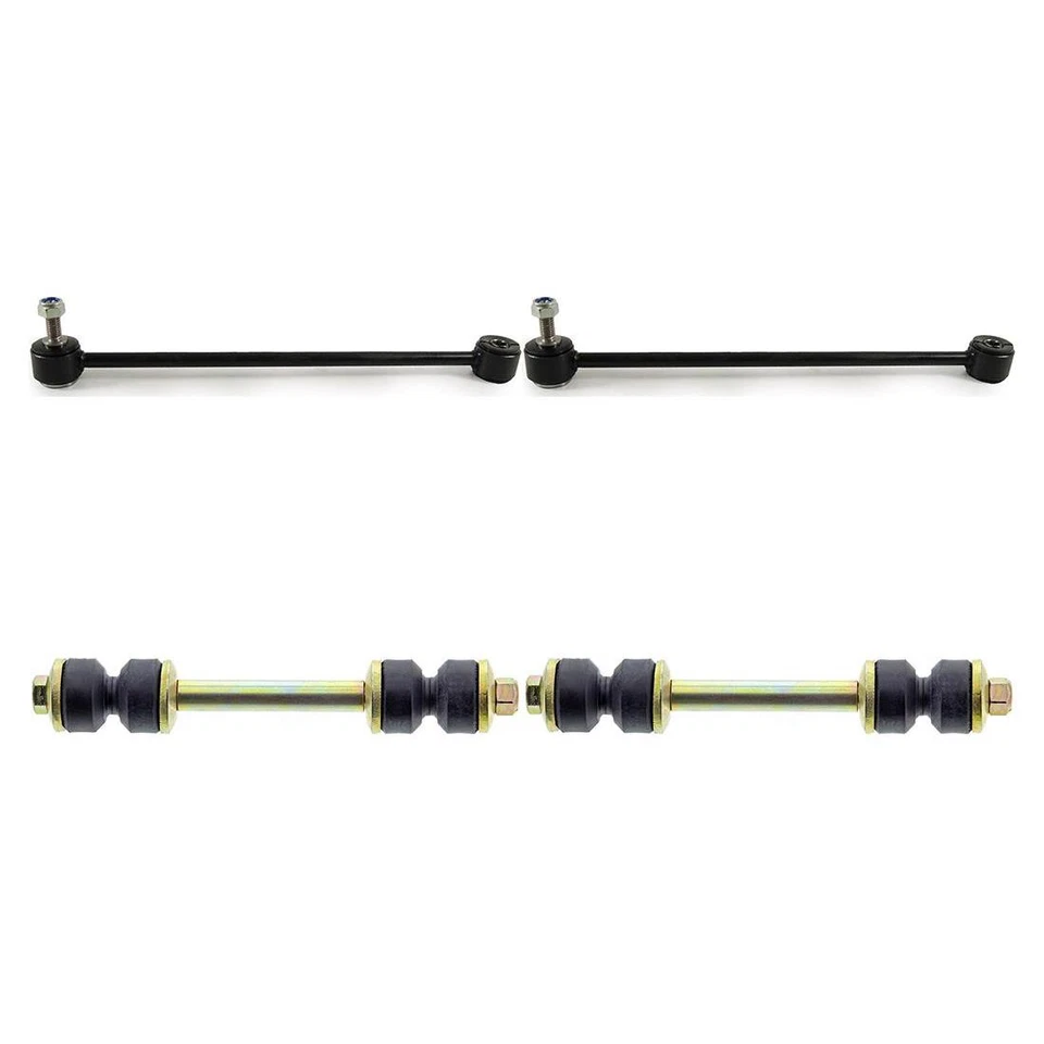 Kit de 4 enlaces de barra estabilizadora delantera trasera Mevotech para Ford Expedition 1997 1998 1999 Foto 2 de 4