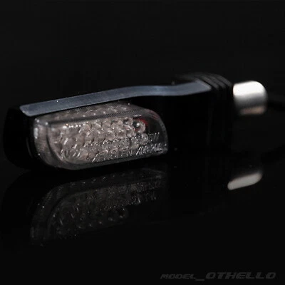 Xenolen Arlen Ness Othello LED Indicator Lights pair black 12