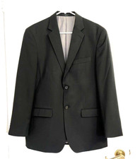 EUC JF, J Ferrar Modern Fit Men's Blazer/ Sport Coat/ Suit Jacket, Black, Sz 38