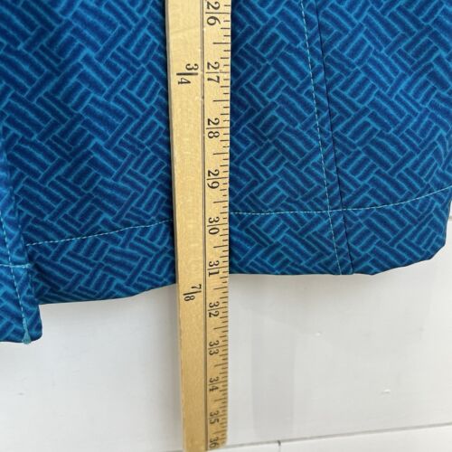 Title Nine Softshell Peacekeeper Long Coat Fleece Lined Women XS Blue - Picture 17 of 18