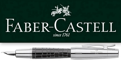 Faber Castell e-motion Croco schwarz Füller Drehbleistift Kugelschreiber topric 