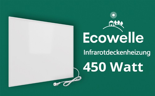 Ecowelle Deckenheizung Infrarotheizung 300-1400W Smart Thermostat APP - Bild 10 von 67