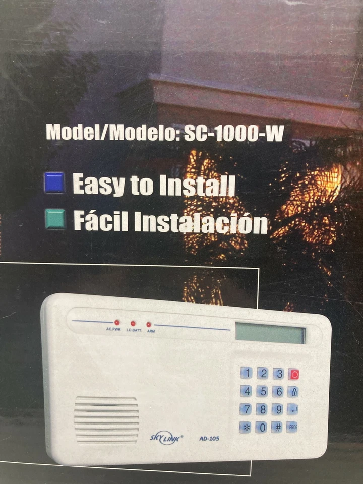 SKYLINK Complete Wireless Alarm System Model SC-1000-W New - Image 2 of 4