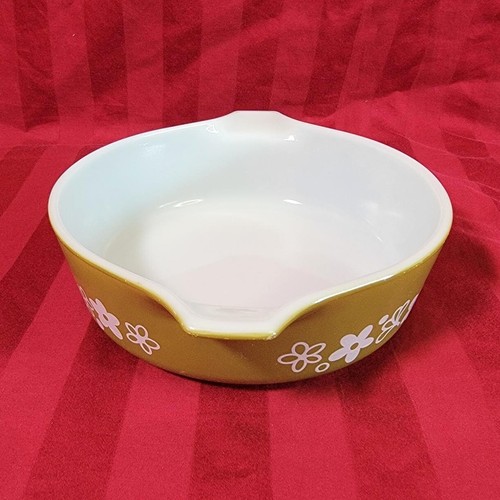 PYREX by CORNING - SPRING BLOSSOM 1 Pint Oval Casserole Dish # 471 - No Lid - Picture 4 of 7
