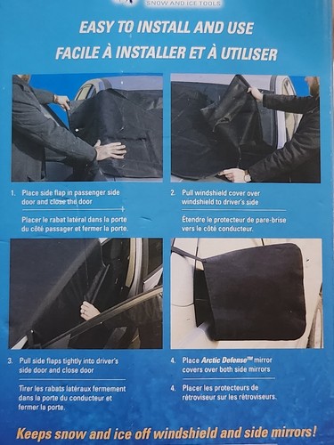 Subzero 17540 61" x 46" Arctic Defense MAXX Heavy Duty Windshield Cover Snow Ice - Picture 4 of 4